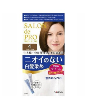 Dariya - Salon De Pro - Crème de couleur pour les cheveux - 1box - 4 Light Brown