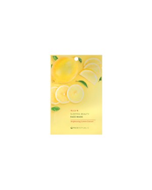 face republic - Masque Visage La Belle au Bois Dormant - 23ml - Brightening Lemon Extract