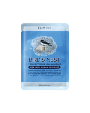 Farm Stay - Visible Difference Feuille de masque - Birds Nest Aqua - 1pièce