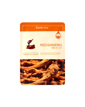 Farm Stay - Visible Difference Feuille de masque - Red Ginseng - 1pièce