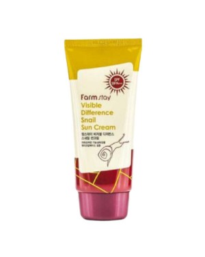 Farm Stay - Visible Difference Snail Sun Cream SPF 50 PA+++ - 70g