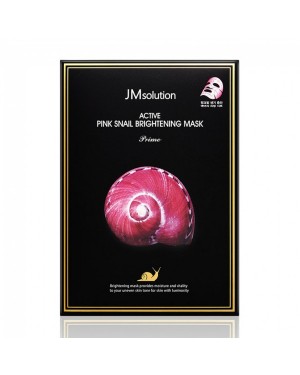 JMsolution - Masque Éclaircissant d'escargot Rose Actif Prime - 10pièces