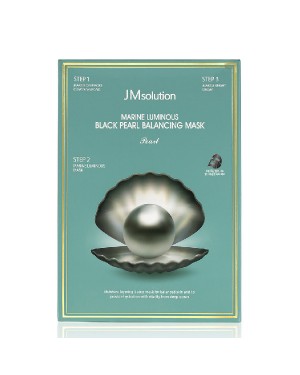 JM Solution - Marine Luminous Black Pearl Balancing Mask - 10pcs