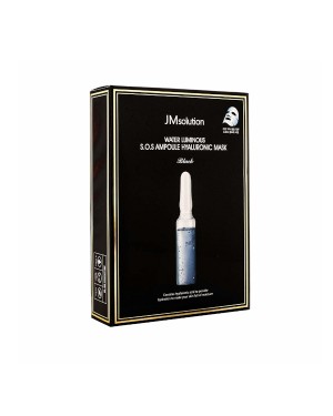 JMsolution - Water Luminous Masque Hyaluronique SOS Ampoule Noir - 10pièces