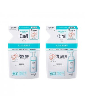 Kao - Curel Intensive Moisture Care Foaming Wash - Refill 130ml 2pcs Set