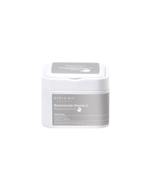 Mary&May - Masque Éclaircissant Niacinamide Vitamine C - 30pièces/400g