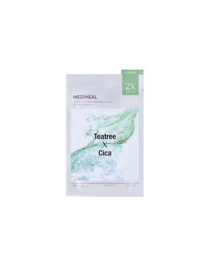 Mediheal - Derma Synergy Wrapping Mask Sheet for Calming Care (Teatee x Cica) - 1pezzo