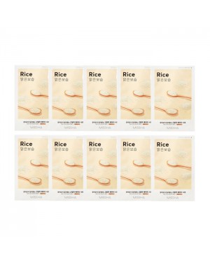 MISSHA Airy Fit Sheet Mask - Rice - 1pc  (10ea) Set