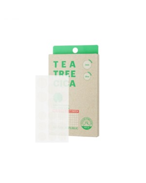 NATURE REPUBLIC - Green Derma Tea Tree Cica Relief Care Spot Patch - 60 pieces (12mm*24 pieces / 10mm*36 pieces)