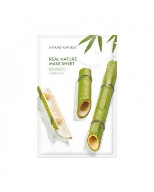 NATURE REPUBLIC - Masque en feuille Real Nature - Bamboo - 1pièce