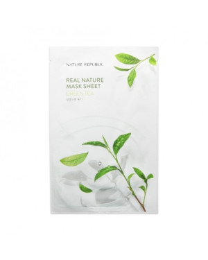 NATURE REPUBLIC - Masque en feuille Real Nature - Green Tea- 1pièce
