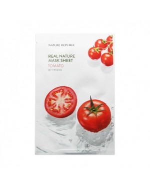 NATURE REPUBLIC - Nature réelle, Masque feuille - Tomate - 1pièce