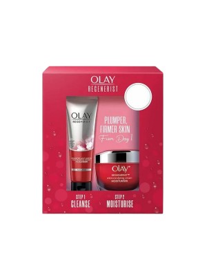 OLAY - Regenerist Micro-Sculpting Cream With Cleanser Gift Set - 100g + 50g