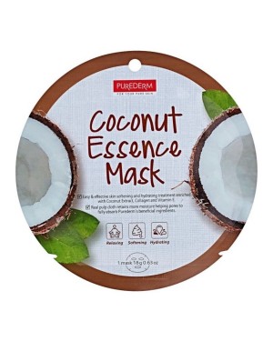 PUREDERM - Masque Cercle - Coconut Essence - 1pièce