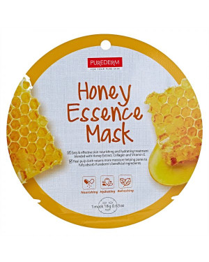 PUREDERM - Masque Cercle - Honey Essence - 1pièce