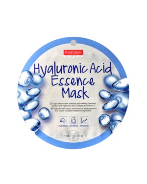 PUREDERM - Masque Cercle - Hyaluronic Acid Essence - 1pièce