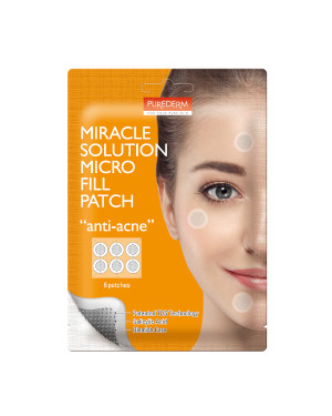 PUREDERM - Miracle Solution Patch Micro Fill - Anti-acne - 6 patches