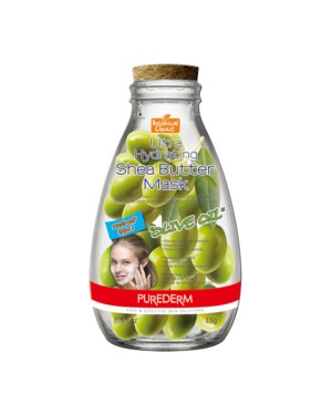 PUREDERM - Masque ultra hydratant au beurre de karité - 15g - Olive Oil