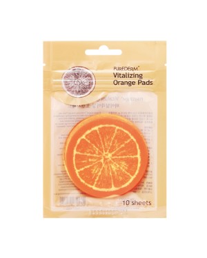 PUREDERM - Tampons Vitalisants Orange (Fermeture éclair) - 10pièces