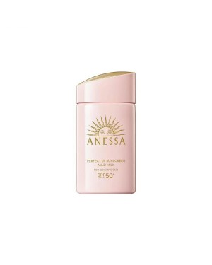 Shiseido - Anessa Crème Solaire UV Parfaite Lait Doux Pour Peaux Sensibles SPF50+ PA++++ - 60ml