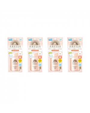 Shiseido Anessa Perfect UV Sunscreen Mild Milk For Sensitive Skin SPF50+ PA++++ - 60ml (4ea) Set