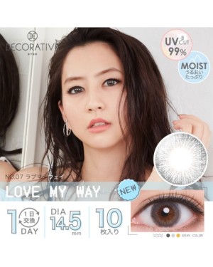 Shobi - Decorative Eyes 1 Day UV - No. 07 Love My Way - 10pcs