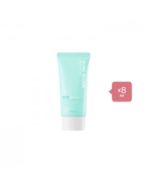 A'PIEU Pure Block Aqua Sun Gel SPF50+ PA+++ (8ea) Set