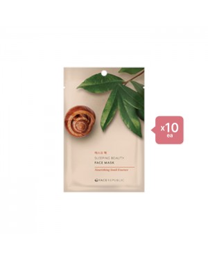 face republic Sleeping Beauty Face Mask - 23ml - Nourishing Snail Essence (10ea) Set