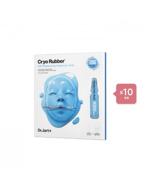 Dr. Jart+ Cryo Rubber Mask - Moisturizing Hyaluronic Acid  (10ea) Set