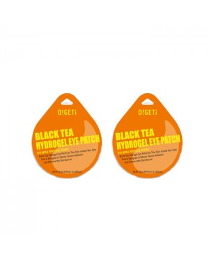 OGETi - Black Tea Hydrogel Eye Patch - 20pcs (2ea) Set