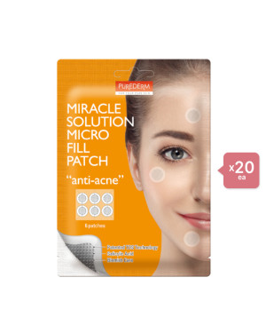 PUREDERM Miracle Solution Micro Fill patch - Anti-acne - 6 patches (20ea) Set