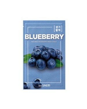The Saem - Feuille de masque naturel - Blueberry - 1pièce