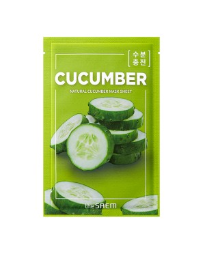 The Saem - Feuille de masque naturel - Cucumber - 1pièce