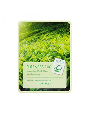 TONY MOLY - Pureness 100, Feuille de masque - Thé vert - 1pièce