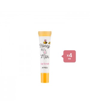 A'PIEU Honey & Milk Lip Scrub - 8ml (4ea) Set