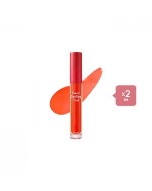 ETUDE - Dear Darling Water Gel Tint - OR201 Kumquat Red/5g (2ea) Set