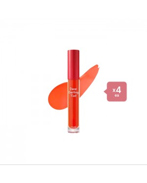 ETUDE - Dear Darling Water Gel Tint - OR201 Kumquat Red/5g (4ea) Set