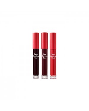 ETUDE - Dear Darling Water Gel Tint - RD302 Dracula Red/5g (1ea) + PK002 Plum Red/5g (1ea) + RD303 Chili Red/5g (1ea) Set
