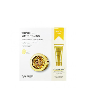 Wonjin - Water Toning Kit spécial masque et nettoyage - 1pack(10pcs + 80ml)