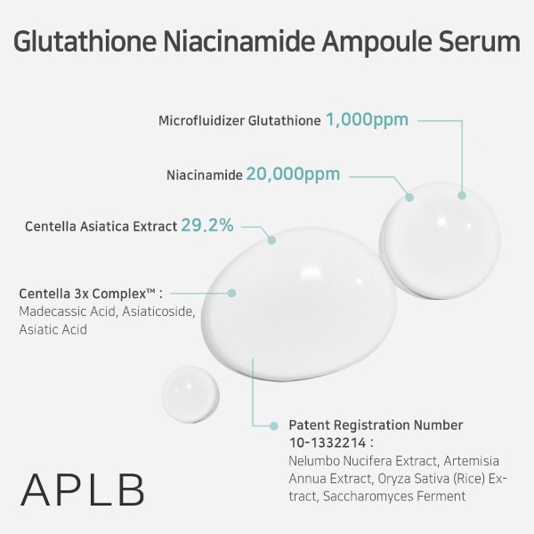 APLB - Glutathione Niacinamide Ampoule Serum - 40ml