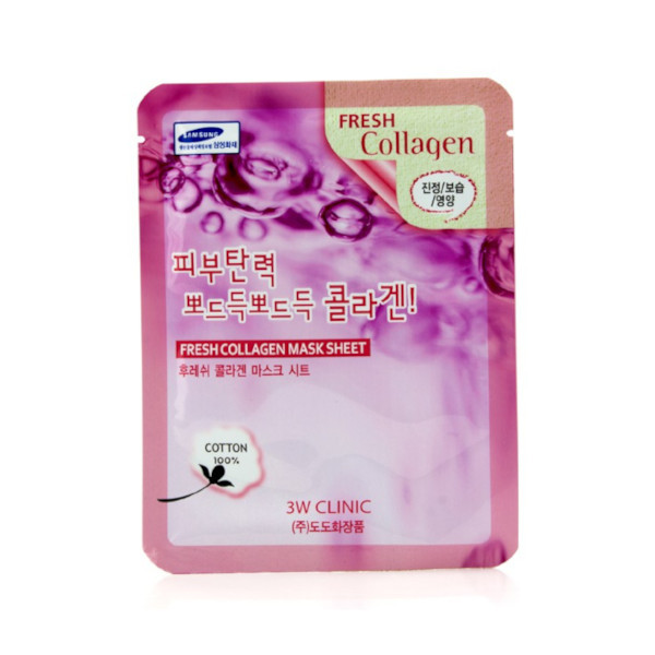 3W Clinic - Fresh Collagen Mask Sheet - 1pc