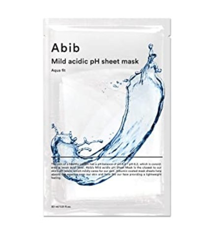 Abib - Mild Acidic pH Sheet Mask - Aqua Fit - 10pcs