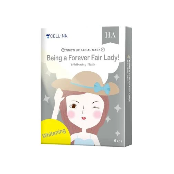 CELLINA - Time's up Facial Mask Whitening Mask - 5PCS