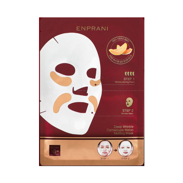 ENPRANI - Retinoeight X8 Deep Wrinkle Cantaloupe Melon Melting Mask - 1pc