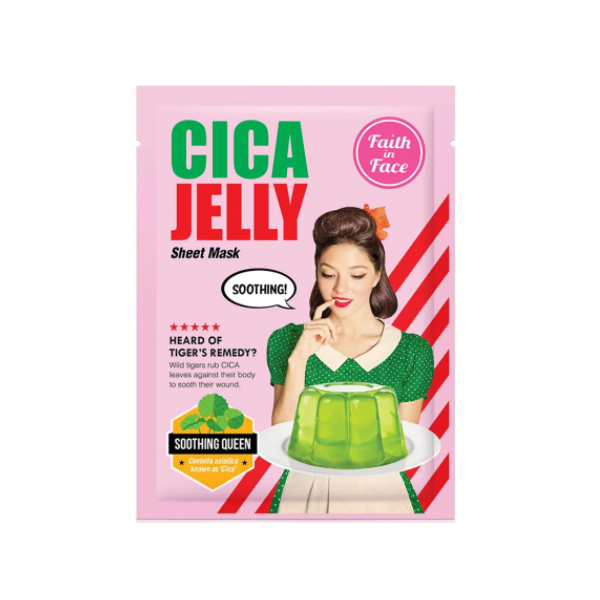 Faith in Face - Cica Jelly Sheet Mask - 1pc