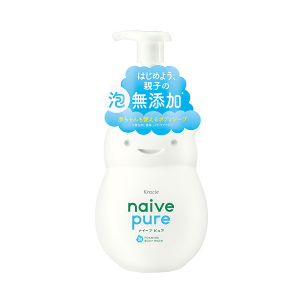 Kracie - Naive Pure Foaming Body Soap Jumbo - 550ml