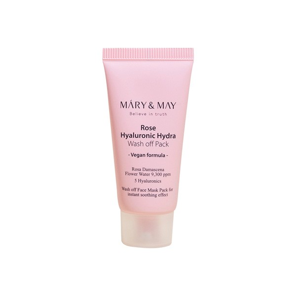 Mary&May - Rose Hyaluronic Hydra Wash Off Pack - 30g
