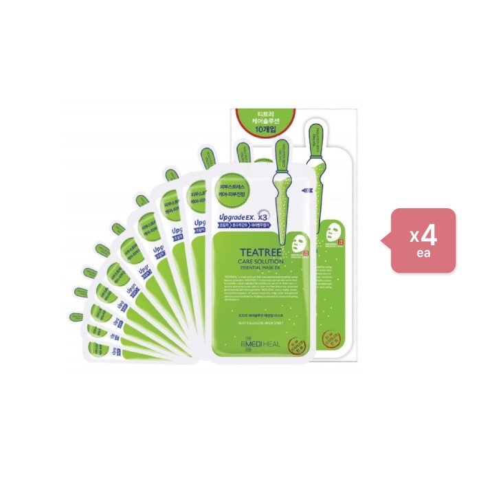 Mediheal Teatree Care Solution Essential Mask EX - 10pc (4ea) Set