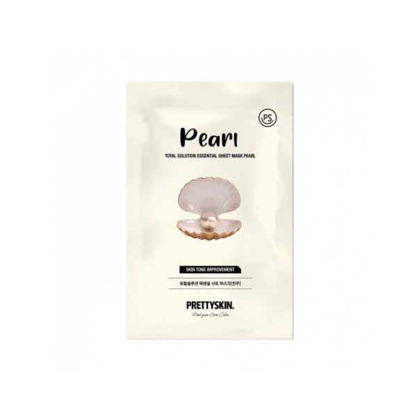 Pretty Skin - Total Solution Essential Sheet Mask - Pearl - 1pezzo