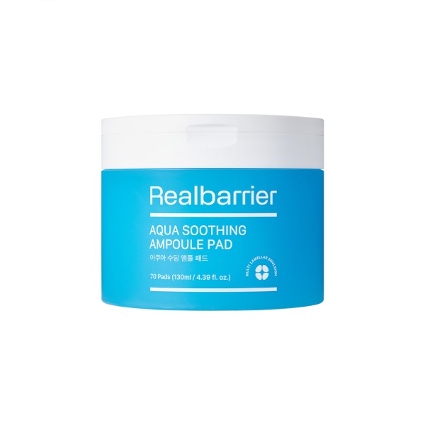 Real Barrier - Aqua Soothing Ampoule Pad - 130ml/70pads